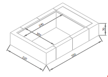 Laghetto bazen PLAYA 2 grijanje/mjehurići 3,2 x 2,2 m bijela ili siva