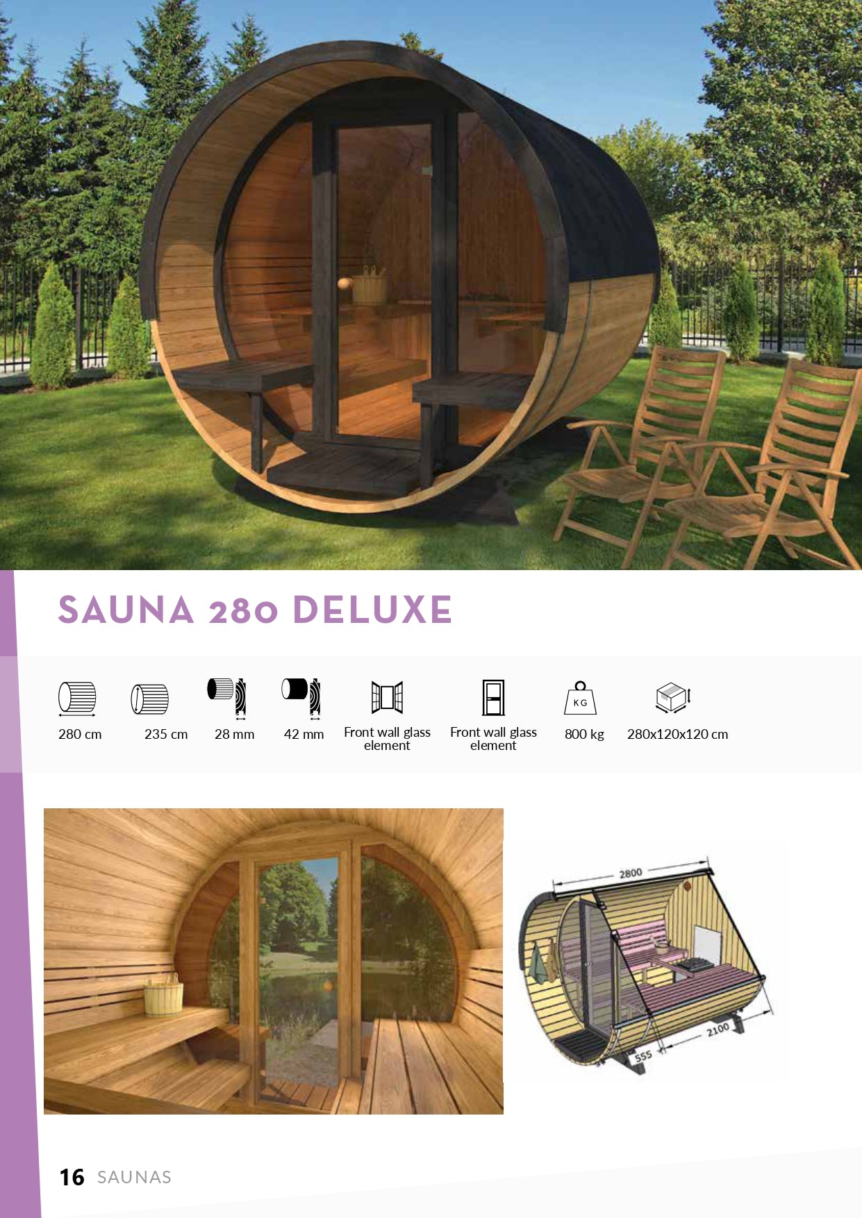 Vanjska Sauna 280 DELUXE Thermowood 4 6 Osoba GoH2O vanjska-sauna-280-deluxe-thermowood-4-6-osoba-goh2o