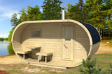 Vanjska sauna Oval Thermowood