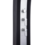 Hibridni tuš DADA CURVE - antracit + brušeni aluminij