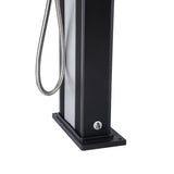 Hibridni tuš DADA CURVE - antracit + brušeni aluminij